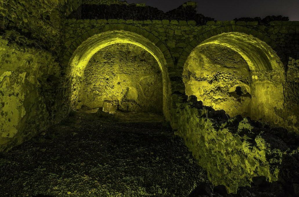 Pompei di notte