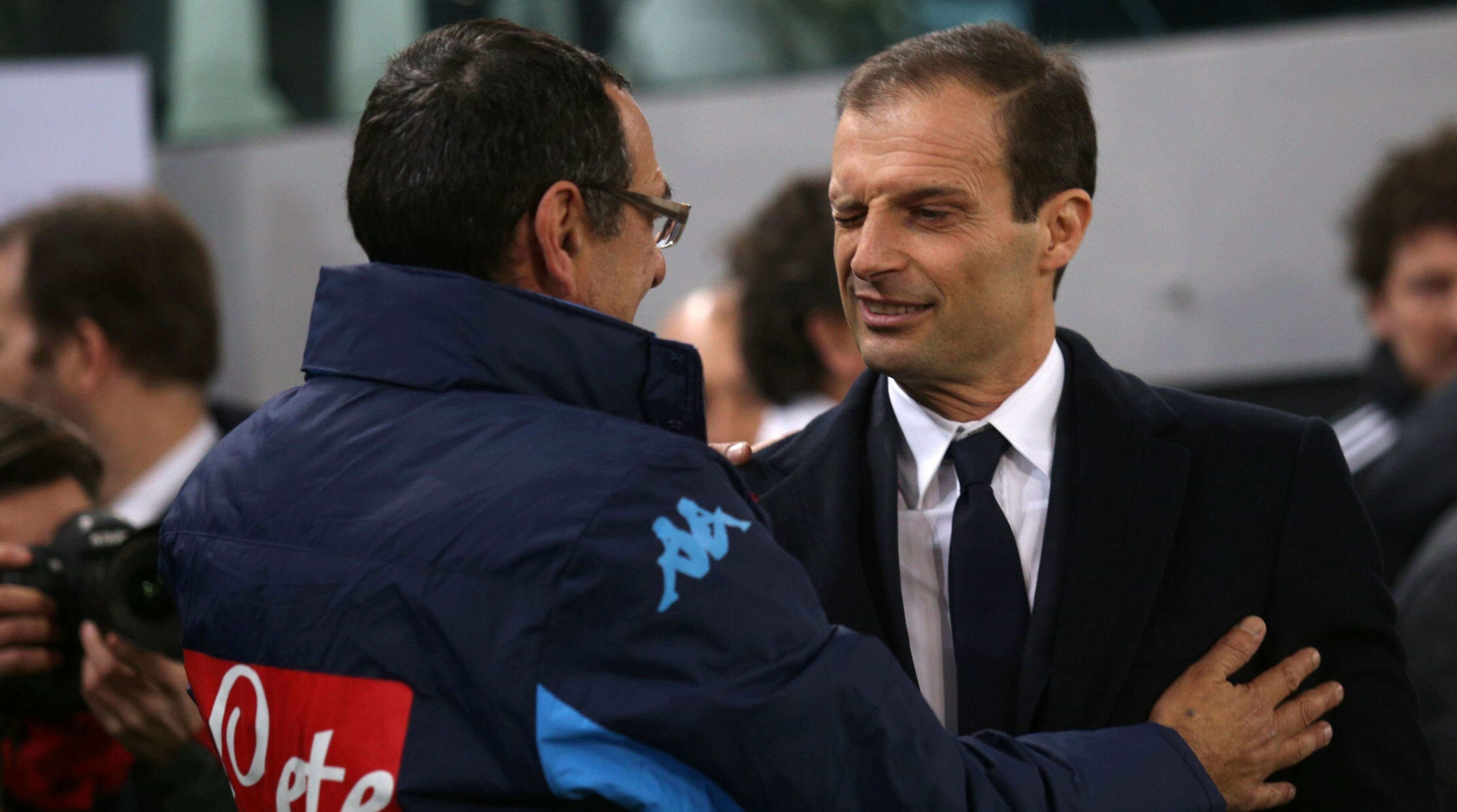 Sarri e Allegri, due pregevoli "scacchisti" del calcio. 